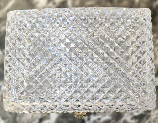 Large cut-crystal box with gilt-bronze mounting Charles X period circa 1830. Crystal Oriental Art 19th century - photo 12