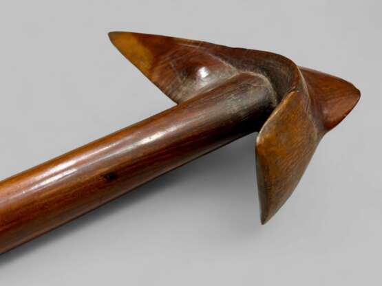 Rare Kanak kagu Wooden Bird Beak Puzzle New Caledonia 19th Century Lacquered wood 19th century - photo 2