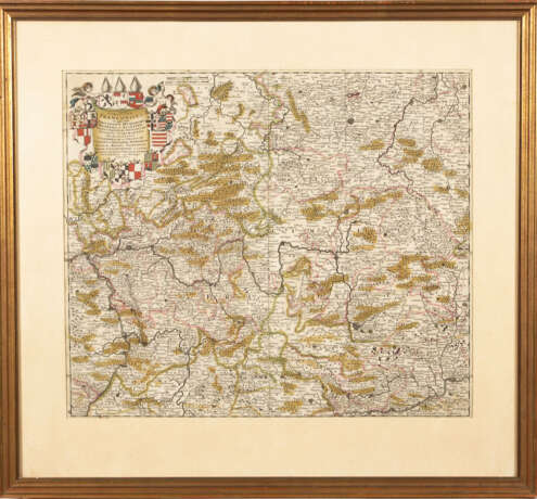 Landkarte von Franken - T. Danckerts. - photo 2