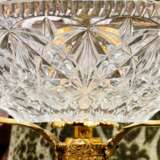 Baccarat Cut Crystal Centerpiece Mounted on Chiseled Gilt Bronze 19th Century Crystal bronze Napoleon III 19th century - Foto 5