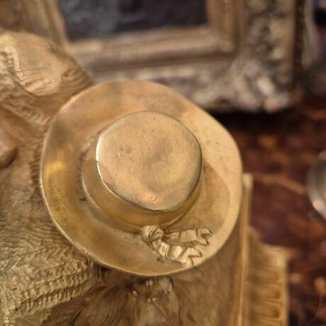 19th Century Charles X Clock with a Statue of a Romantic Young Nobleman. Bronce Other style 19th century - photo 6