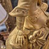 19th Century Charles X Clock with a Statue of a Romantic Young Nobleman. Bronce Other style 19th century - photo 13