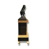 Empire Clock in representing a Horse and a Dog in Gilt Bronze 19th Century Bronze Empire 19th century - photo 4
