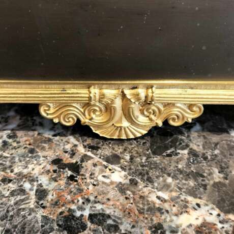 Empire Clock in representing a Horse and a Dog in Gilt Bronze 19th Century Bronze Empire 19th century - photo 16