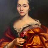 17th Century Oil on Canvas Portrait Painting of a French Noblewoman 17th century - photo 1