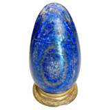 Egg-Shaped Lapis Lazuli from Afghanistan Lapis lazuli 20th century - photo 1
