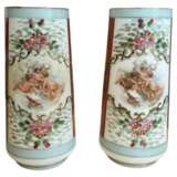 Pair of 19th Century Vases in Opaline Glass Opaline crystal 19th century - photo 1