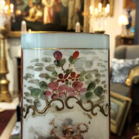 Pair of 19th Century Vases in Opaline Glass Opaline crystal 19th century - photo 2