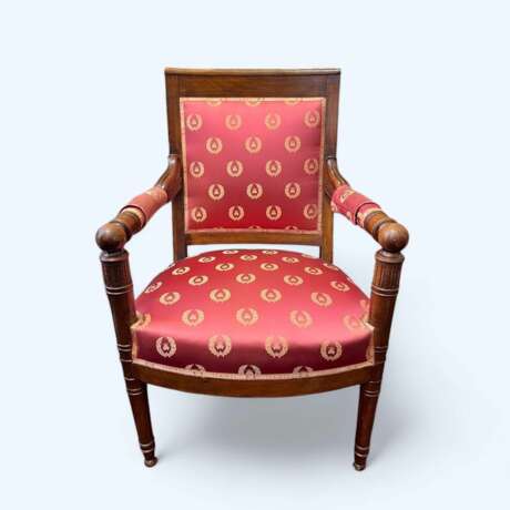 Pair of 19th Century Armchairs from the Empire Period Wood Empire 19th century - photo 6
