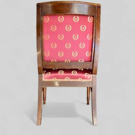 Pair of 19th Century Armchairs from the Empire Period Wood Empire 19th century - photo 7