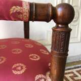 Pair of 19th Century Armchairs from the Empire Period Wood Empire 19th century - photo 12