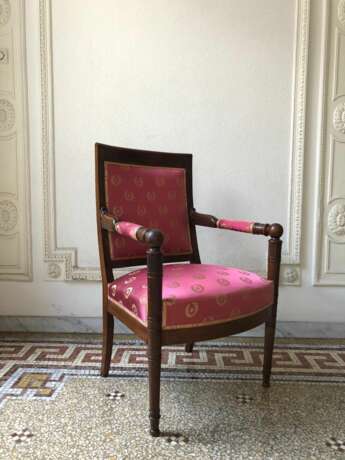 Pair of 19th Century Armchairs from the Empire Period Wood Empire 19th century - photo 18