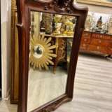 Art Nouveau Mirror in Solid Mahogany in the Style of Eugene Vallin Wood Art Nouveau 20th century - photo 6