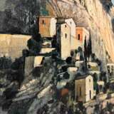 Oil-Painting by Jean Thomas (1923- 2019): `the Viaduct of Caramel` 20th century - Foto 3