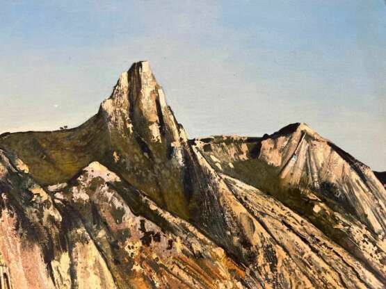 Oil-Painting by Jean Thomas (1923- 2019): `the Viaduct of Caramel` 20th century - Foto 4