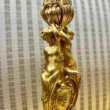19th Century Gilt Bronze Candleholders in the style of Ernest Meissonier Bronze Rococo 19th century - photo 2