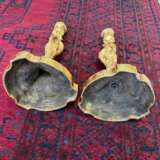 19th Century Gilt Bronze Candleholders in the style of Ernest Meissonier Bronze Rococo 19th century - photo 6