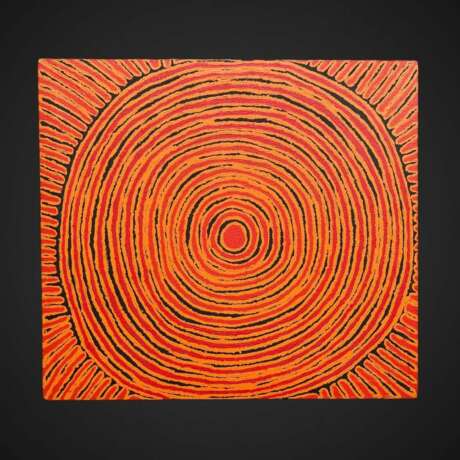 Aboriginal Painting `Ngutjul` by Pantjiya Nungurrayi (1936-) 21th century - Foto 2