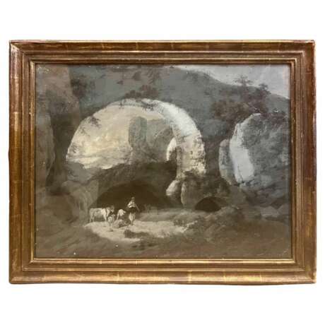 17th Century Grisaille of a Dutch Pastoral Scene Louis XIII - Renaissance 17th century - Foto 1
