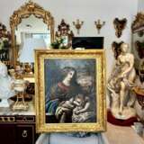 Early 17th Century Tuscan School Oil Painting on Canvas `Virgin and Child` Baroque Early 17th century - photo 12
