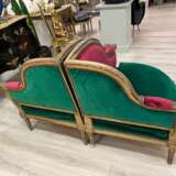 Louis XVI Style Pair of Two-Seaters from the 18th Century Wood 18th century - photo 9