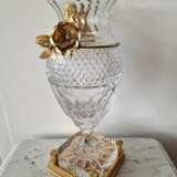 Bohemian crystal vase with bronze puti. Kristall Mid-20th century - Foto 5