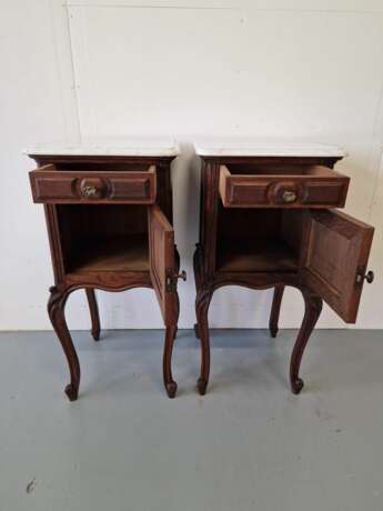 Pair of bedside tables Oak Rococo Early 20th century - photo 5