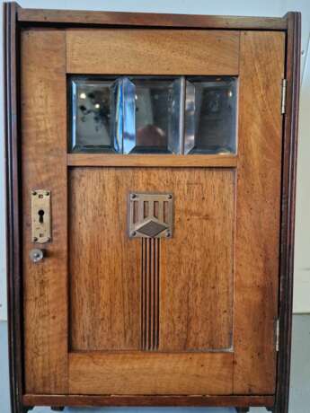 Art deco style wall cabinet Mahogany Early 20th century - photo 2