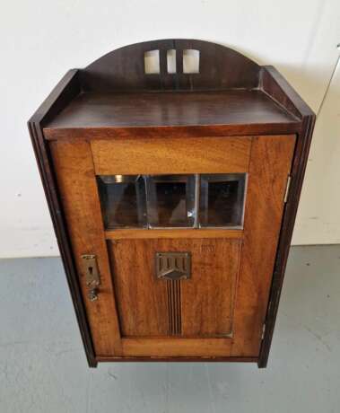 Art deco style wall cabinet Mahogany Early 20th century - photo 4