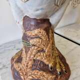 A pair of chickens Porcelain Hand Painted Gilding realism Early 20th century - photo 5