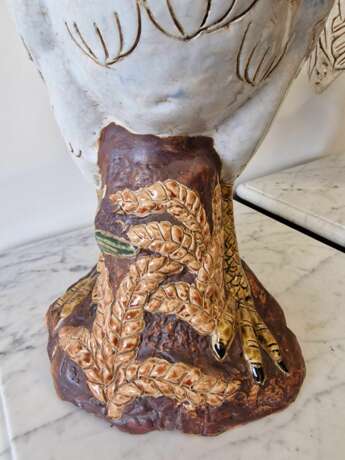 A pair of chickens Porcelain Hand Painted Gilding realism Early 20th century - photo 5