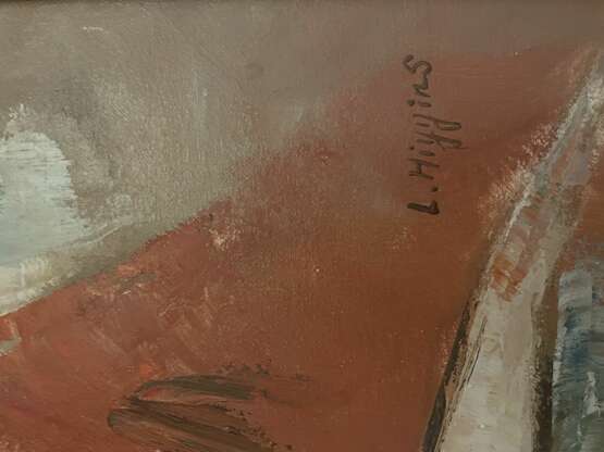 Portrait europ&eacute;en d&amp;39;une dame milieu du XXe si&egrave;cle. oil painting 20th century - Foto 5