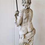 Garden statue Neptune Stoneware realism Early 20th century - photo 5