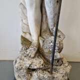Garden statue Neptune Stoneware realism Early 20th century - photo 6