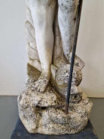 Garden statue Neptune Stoneware realism Early 20th century - photo 6