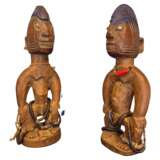 Ibedji Statuette &ndash; Yoruba Culture Nigeria circa 1930 (20th century) Bois laqué 20th century - photo 1