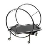 Table de service originale dans le style Bauhaus. annees 1920 Metal glass 20th century - Foto 4