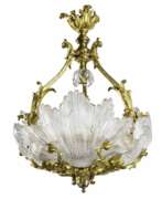 Overview. Chandelier in gilded bronze by LEROLLE Fr&egrave;res, Napoleon III period. France 