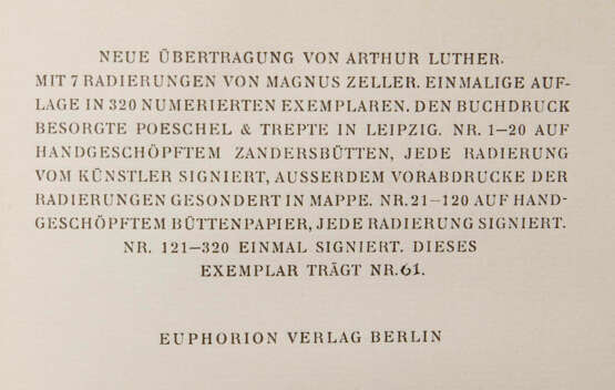 ZELLER, Magnus (1888 Biesenrode - 1972 - Foto 3