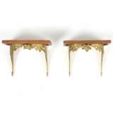Paired Shelves Wood Jugendstil Early 20th century - photo 2