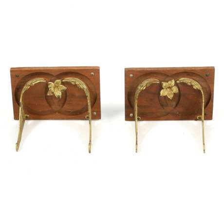 Paired Shelves Wood Jugendstil Early 20th century - photo 3