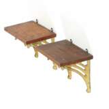 Paired Shelves Wood Jugendstil Early 20th century - photo 4