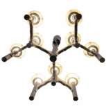 Space Age chromed metal chandelier by Gaetano Sciolari mid-20th century Metal Design of 50-60’s 20th century - photo 5