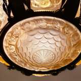 Rare And Large Glass Plaque Chandelier Val Saint Lambert Art Deco Period 1930 Glass metal 20th century - photo 5