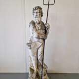 Garden statue Neptune Stoneware realism Early 20th century - photo 1