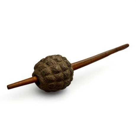 19th Century Kukukuku Club from Highlands Papua Stoneware 19th century - photo 4