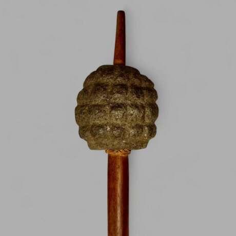 19th Century Kukukuku Club from Highlands Papua Stoneware 19th century - photo 5