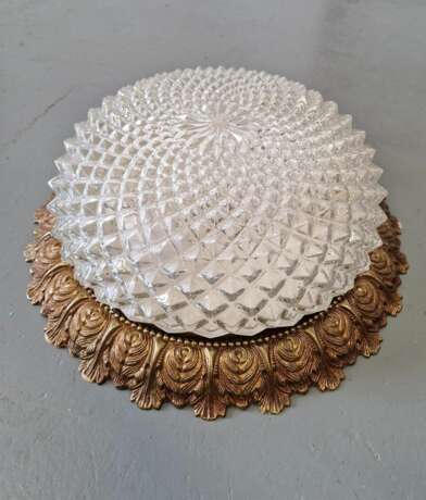 Ceiling lamp. Belgium.1970s Glass metal Design of 70’s Mid-20th century г. - фото 1