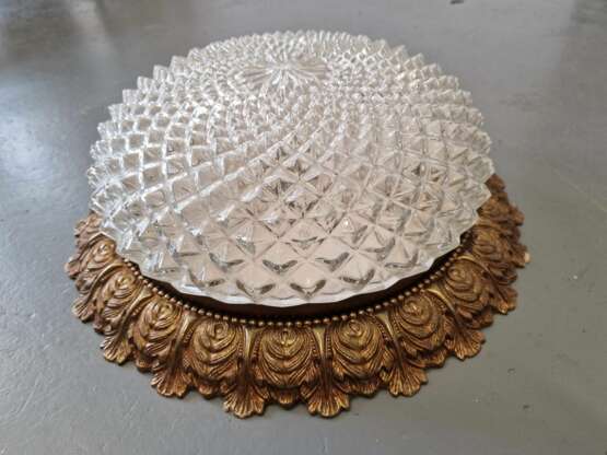 Ceiling lamp. Belgium.1970s Glass metal Design of 70’s Mid-20th century г. - фото 3