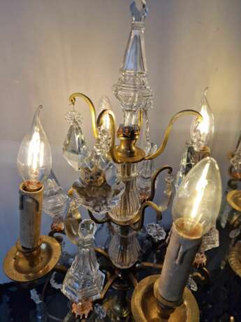 Luxurious pair of table lamps Crystal Victorian Style Late 19th century - photo 6